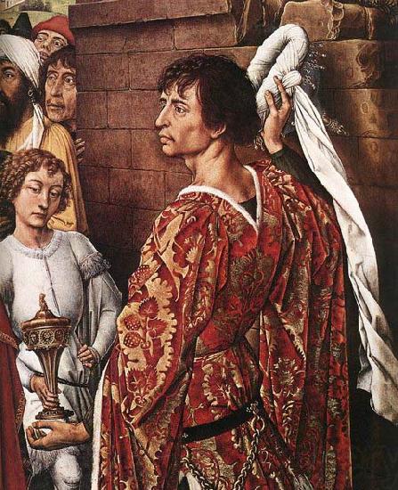 WEYDEN, Rogier van der St Columba Altarpiece Spain oil painting art